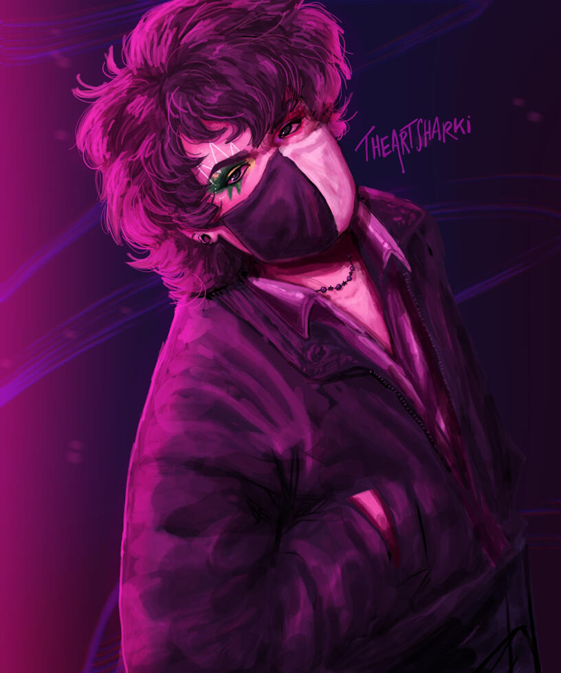 Pose for a Picture - Redraw of a past artwork of content creator Ranboo.